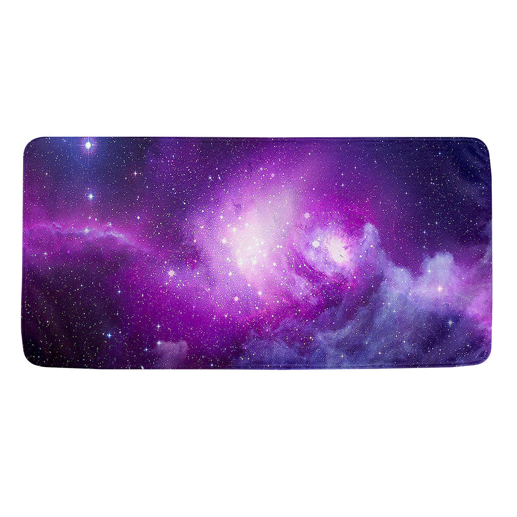 Purple Starfield Galaxy Space Print Towel