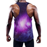 Purple Starfield Galaxy Space Print Training Tank Top