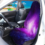 Purple Starfield Galaxy Space Print Waterproof Car Seat Cover