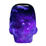 Purple Stars Nebula Galaxy Space Print Baby Seat Cover
