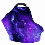 Purple Stars Nebula Galaxy Space Print Baby Seat Cover