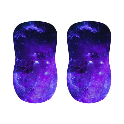 Purple Stars Nebula Galaxy Space Print Bar Stool Covers