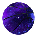 Purple Stars Nebula Galaxy Space Print Basketball