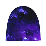 Purple Stars Nebula Galaxy Space Print Beanie