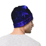 Purple Stars Nebula Galaxy Space Print Beanie