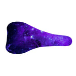 Purple Stars Nebula Galaxy Space Print Bicycle Seat Cover