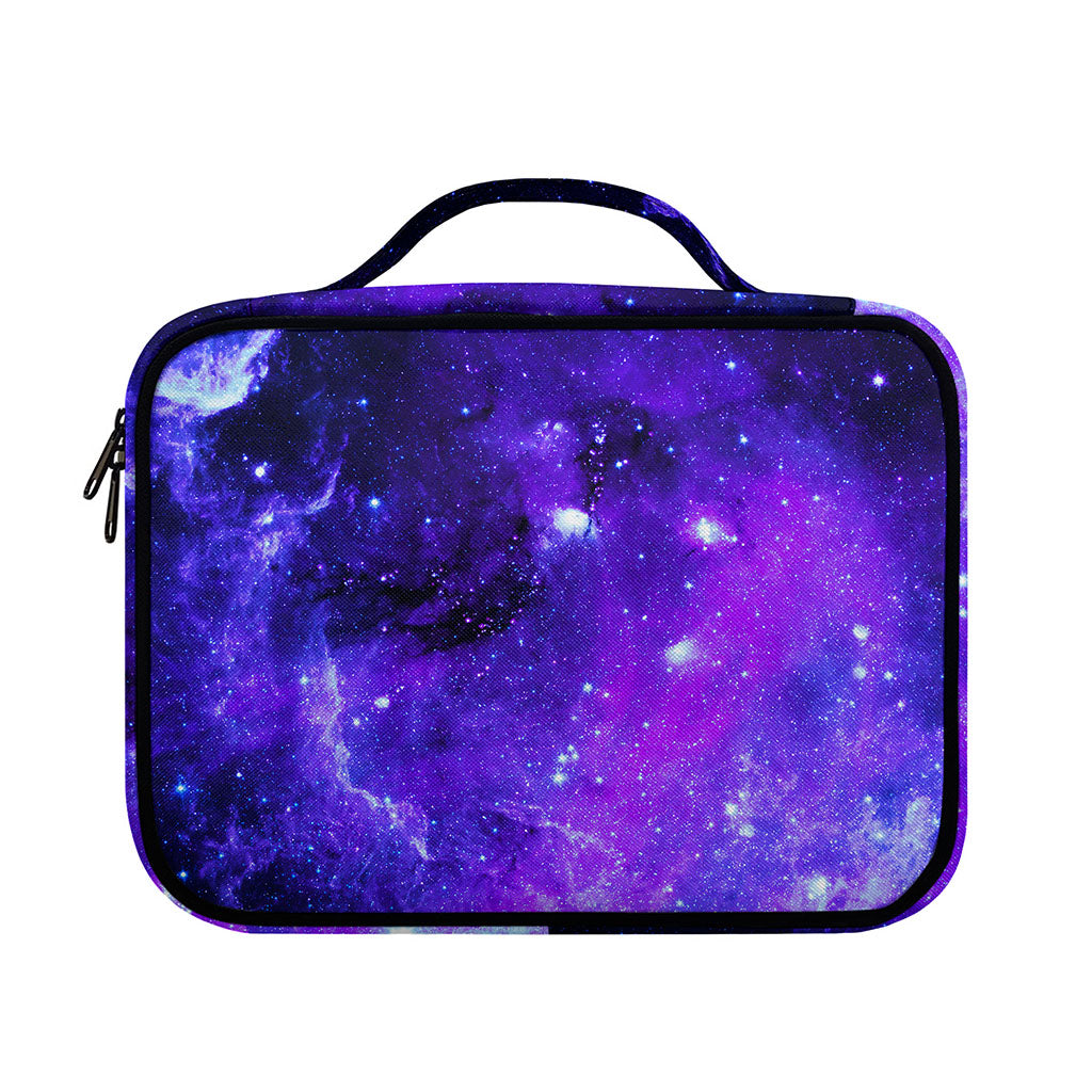 Purple Stars Nebula Galaxy Space Print Briefcase Bible Bag