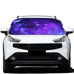 Purple Stars Nebula Galaxy Space Print Car Windshield Snow Cover