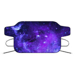 Purple Stars Nebula Galaxy Space Print Car Windshield Snow Cover