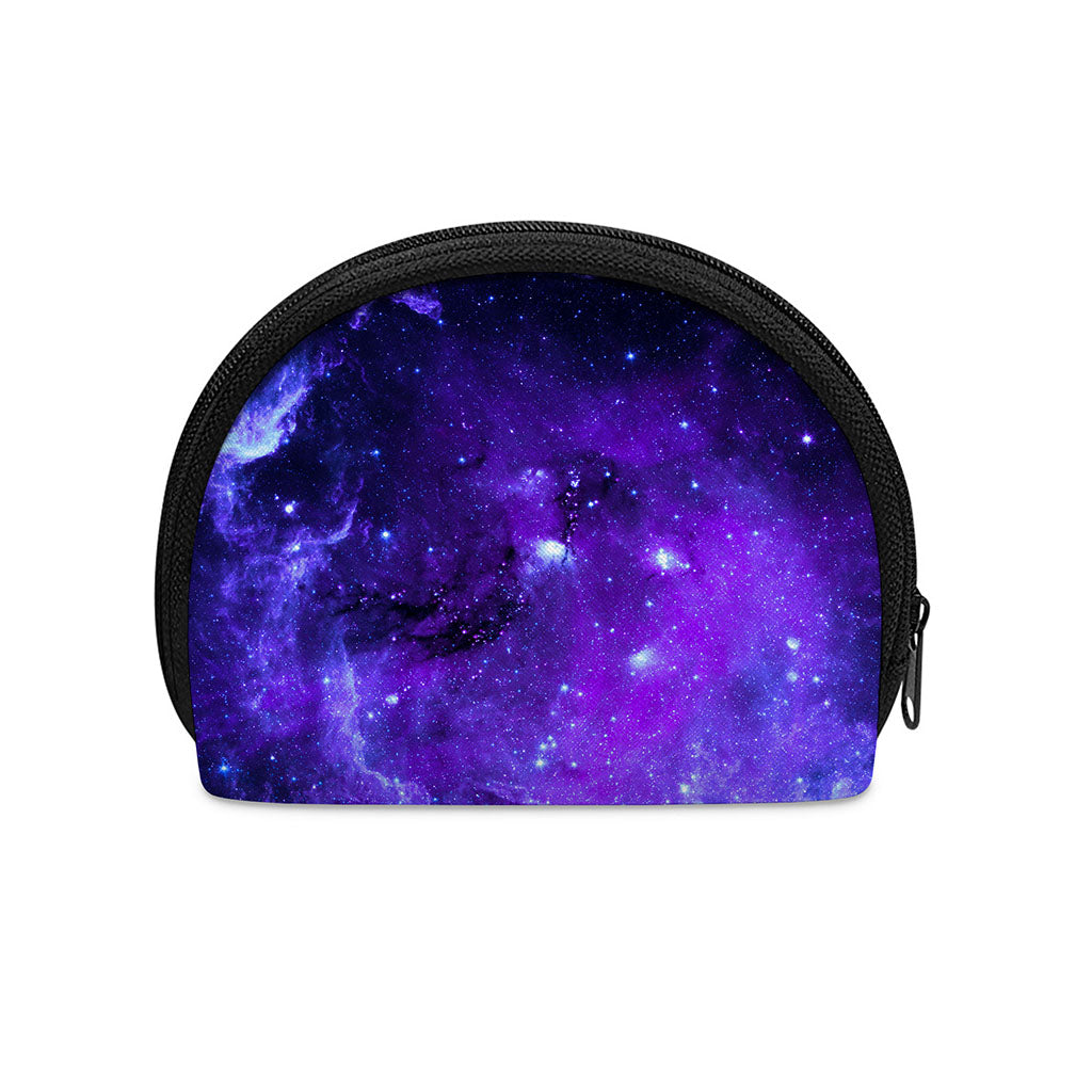 Purple Stars Nebula Galaxy Space Print Coin Purse