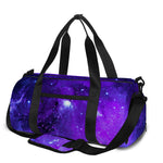Purple Stars Nebula Galaxy Space Print Gym Bag