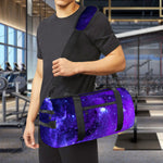 Purple Stars Nebula Galaxy Space Print Gym Bag