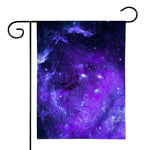 Purple Stars Nebula Galaxy Space Print House Flag