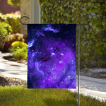 Purple Stars Nebula Galaxy Space Print House Flag