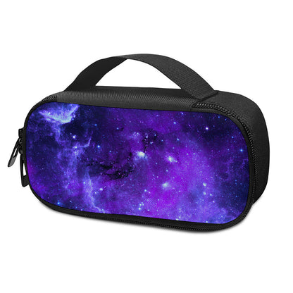 Purple Stars Nebula Galaxy Space Print Insulin Cooler Travel Case