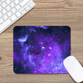 Purple Stars Nebula Galaxy Space Print Mouse Pad