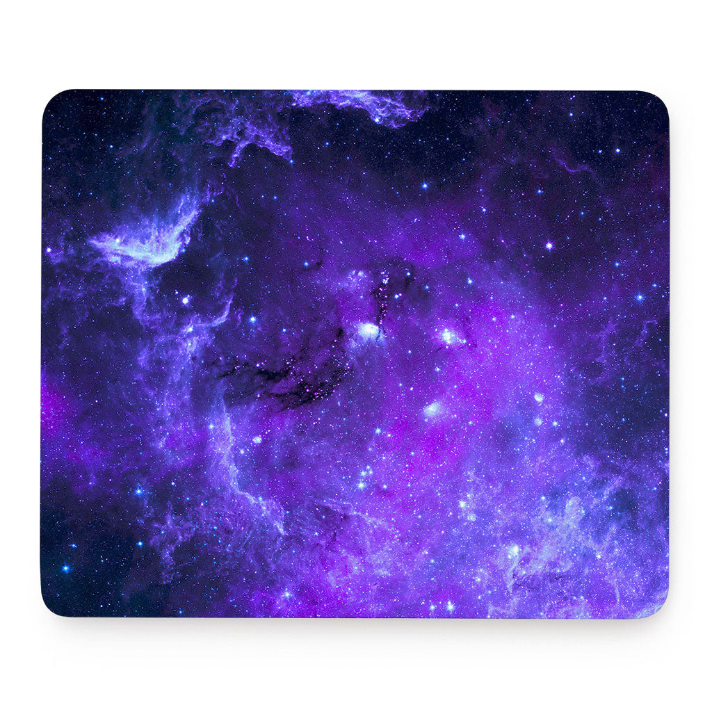 Purple Stars Nebula Galaxy Space Print Mouse Pad