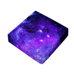 Purple Stars Nebula Galaxy Space Print Outdoor Seat Cushion Cover