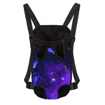 Purple Stars Nebula Galaxy Space Print Pet Carrier Backpack
