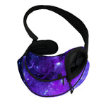 Purple Stars Nebula Galaxy Space Print Pet Sling Carrier