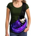 Purple Stars Nebula Galaxy Space Print Pet Sling Carrier