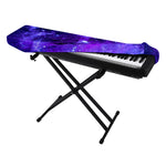 Purple Stars Nebula Galaxy Space Print Piano Keyboard Cover