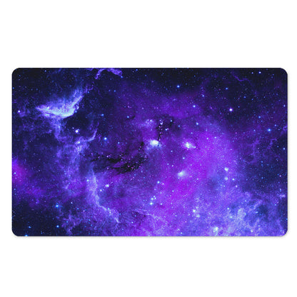 Purple Stars Nebula Galaxy Space Print Polyester Doormat