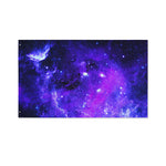 Purple Stars Nebula Galaxy Space Print Polyester Flag
