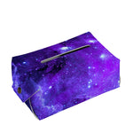 Purple Stars Nebula Galaxy Space Print Rectangle Tissue Box Cover