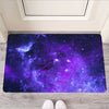 Purple Stars Nebula Galaxy Space Print Rubber Doormat