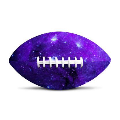 Purple Stars Nebula Galaxy Space Print Rugby Ball