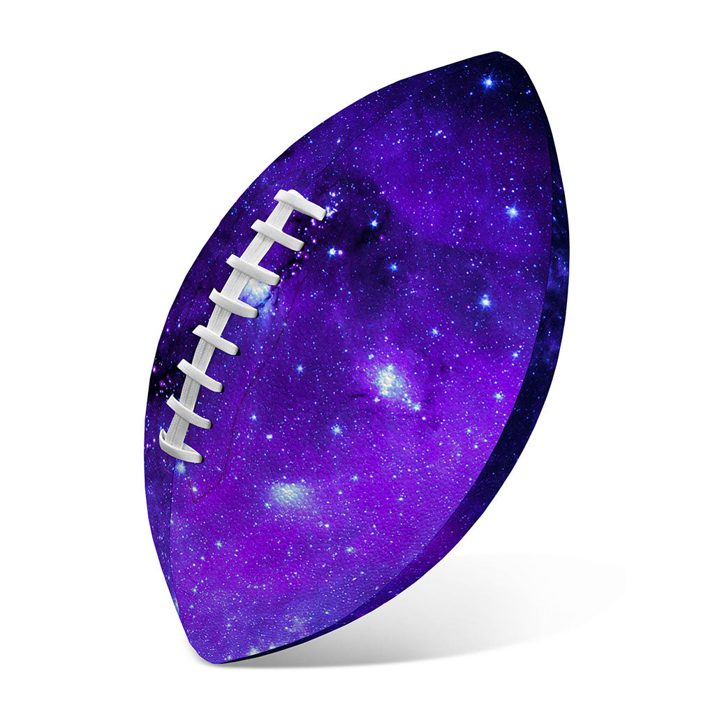 Purple Stars Nebula Galaxy Space Print Rugby Ball