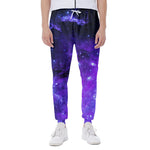 Purple Stars Nebula Galaxy Space Print Scuba Joggers