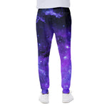 Purple Stars Nebula Galaxy Space Print Scuba Joggers