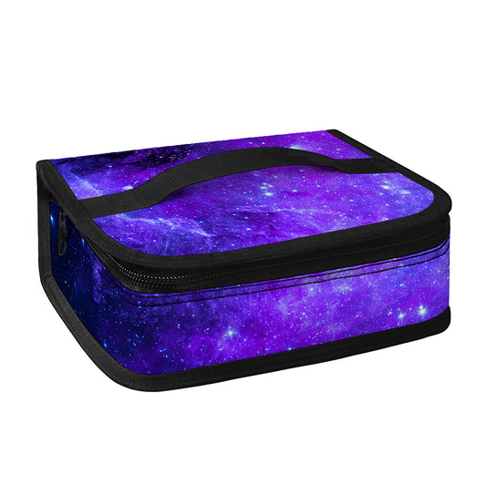 Purple Stars Nebula Galaxy Space Print Small Lunch Bag