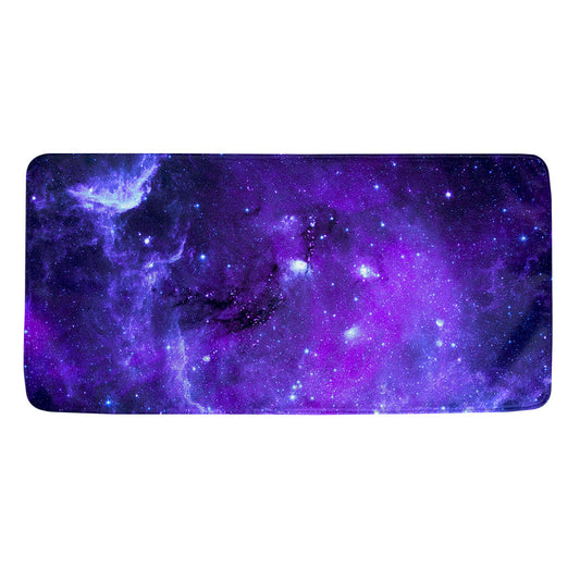 Purple Stars Nebula Galaxy Space Print Towel