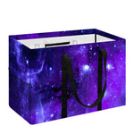 Purple Stars Nebula Galaxy Space Print Utility Tote Bag