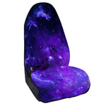 Purple Stars Nebula Galaxy Space Print Waterproof Car Seat Cover