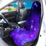 Purple Stars Nebula Galaxy Space Print Waterproof Car Seat Cover