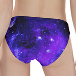 Purple Stars Nebula Galaxy Space Print Women's Panties