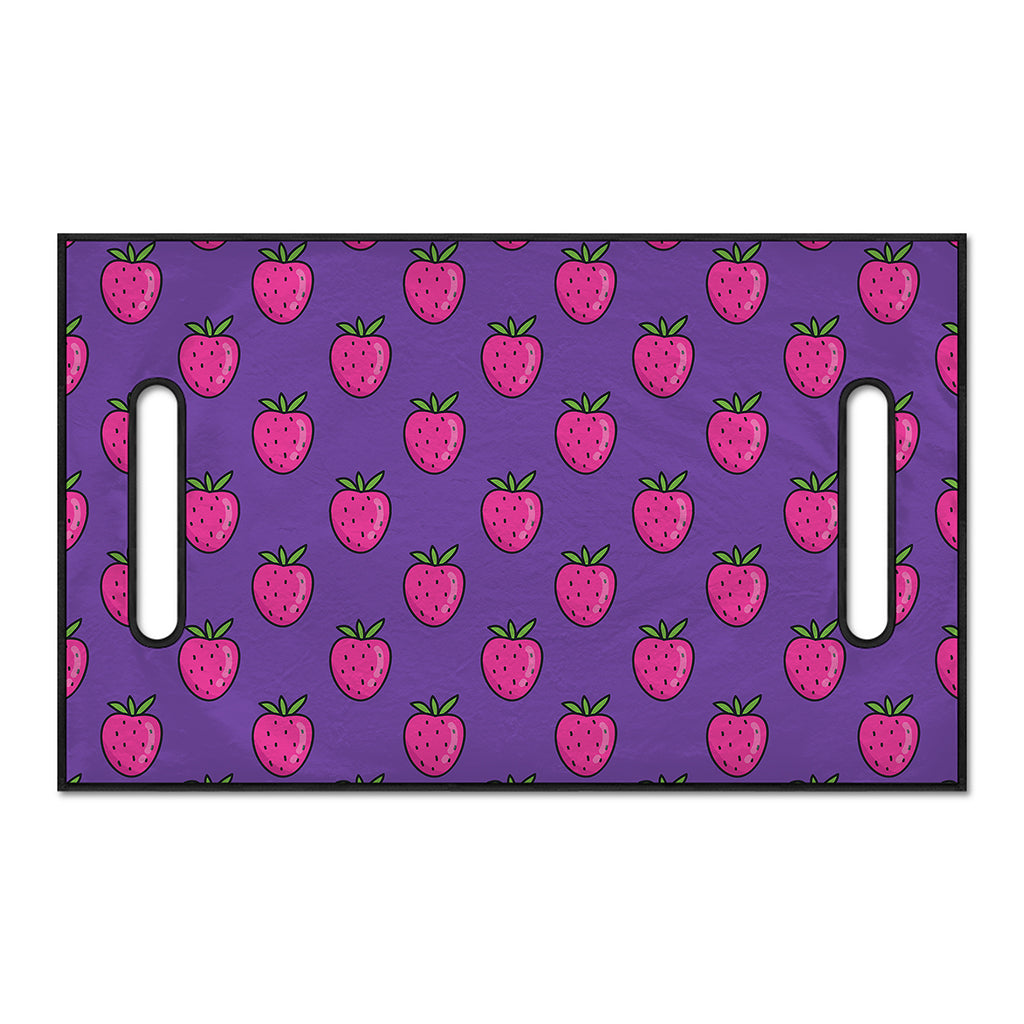 Purple Strawberry Pattern Print Golf Cart Seat Cover