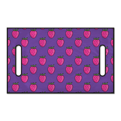 Purple Strawberry Pattern Print Golf Cart Seat Cover