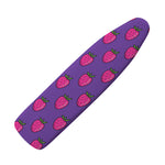 Purple Strawberry Pattern Print Ironing Board Cover