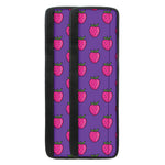 Purple Strawberry Pattern Print Refrigerator Handle Covers