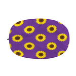 Purple Sunflower Pattern Print Car Side Mirror Covers