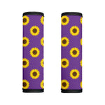 Purple Sunflower Pattern Print Handle Covers