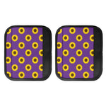 Purple Sunflower Pattern Print Handle Covers
