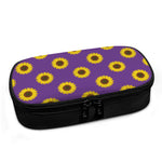 Purple Sunflower Pattern Print Insulin Cooler Travel Case
