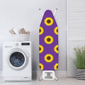 Purple Sunflower Pattern Print Ironing Board Cover