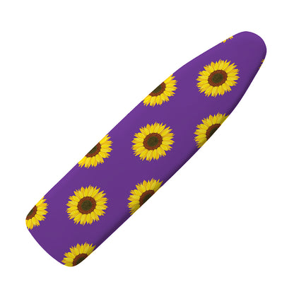 Purple Sunflower Pattern Print Ironing Board Cover